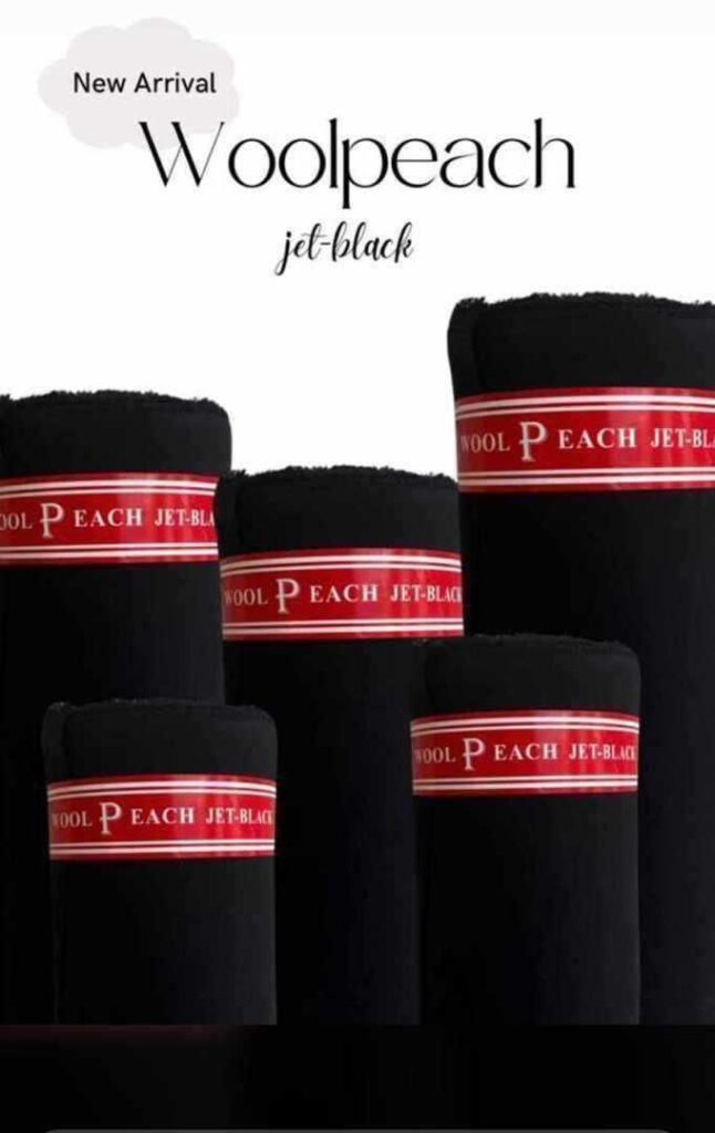 Kain konveksi katun jetblack murah grosir